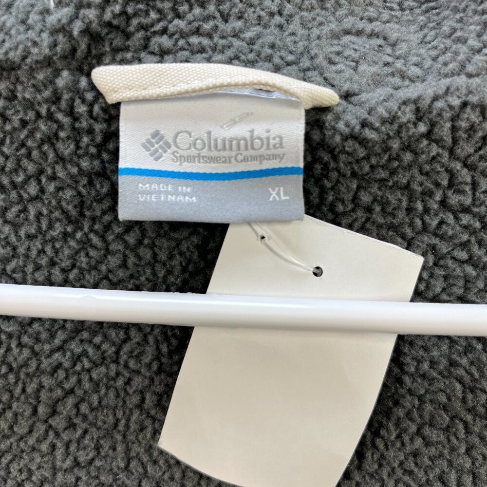 Columbia Sportswear Jacket Mens Extra Large Boulder Springs Faux Shearling Lined - Picture 2 of 13